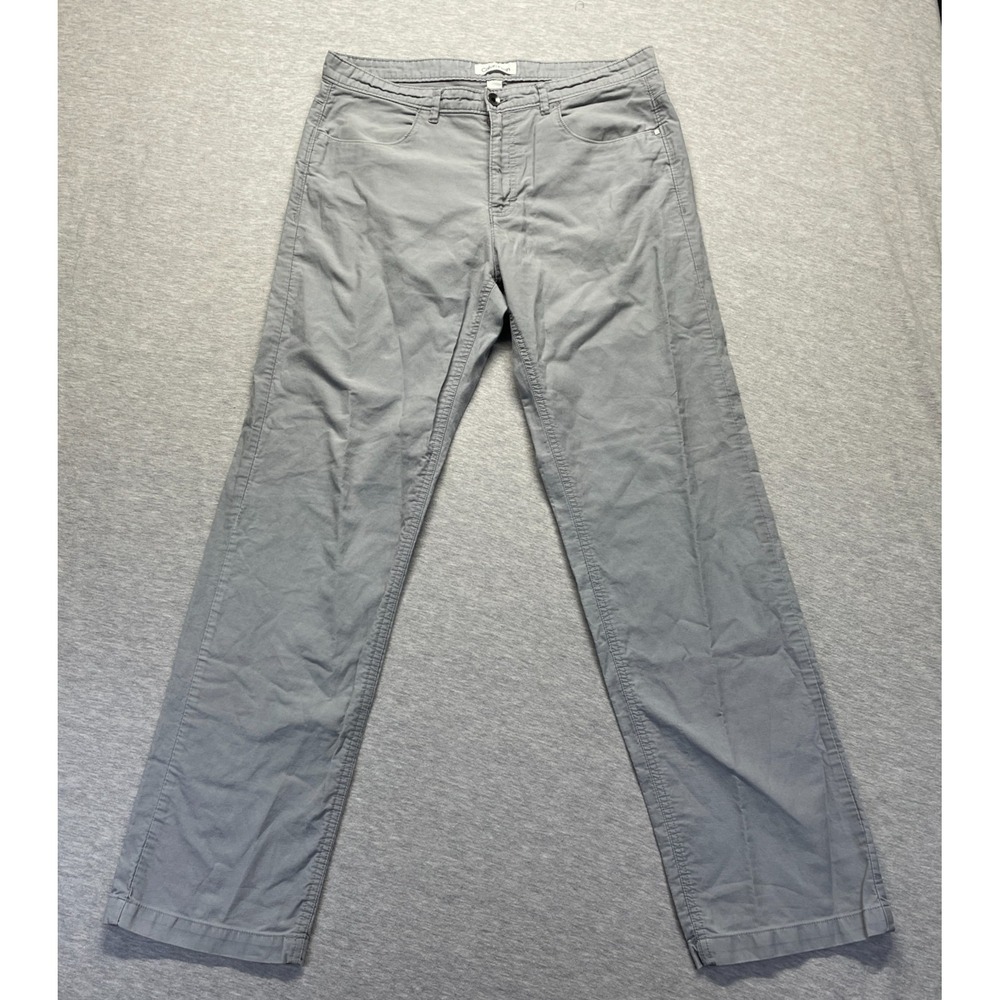 Calvin Klein Chino Pants Mens 34x32 Gray Cotton Stretch Straight Leg Everyday